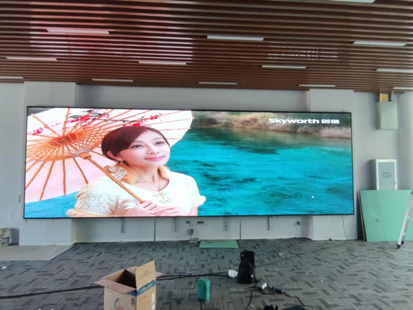 聂拉木P1.53led小间距屏安装案例